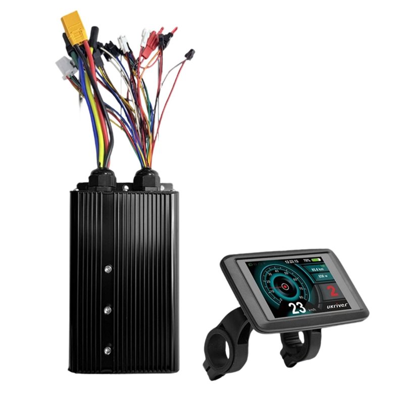 Medidor con pantalla LCD HOES- - Sine Wave Controller 48V 72V 80A reseña y precio